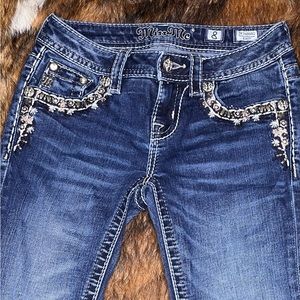 Miss Me Youth girl size 8 Bootcut Jeans